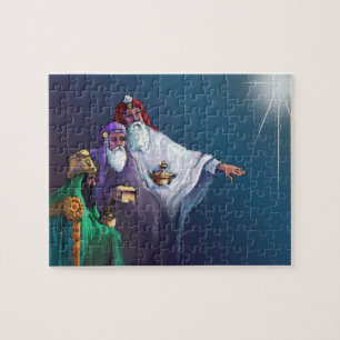 MAGI TRE WISEMEN & STJÄRNA av SHARON SHARPE Pussel
