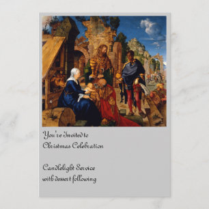 Magi Worship Baby Jesus Inbjudningar