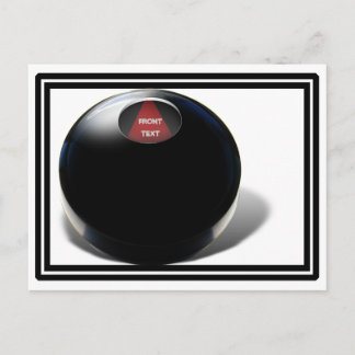 Magic 8 Boll Vykort