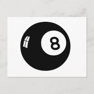 Magic 8 Boll Vykort
