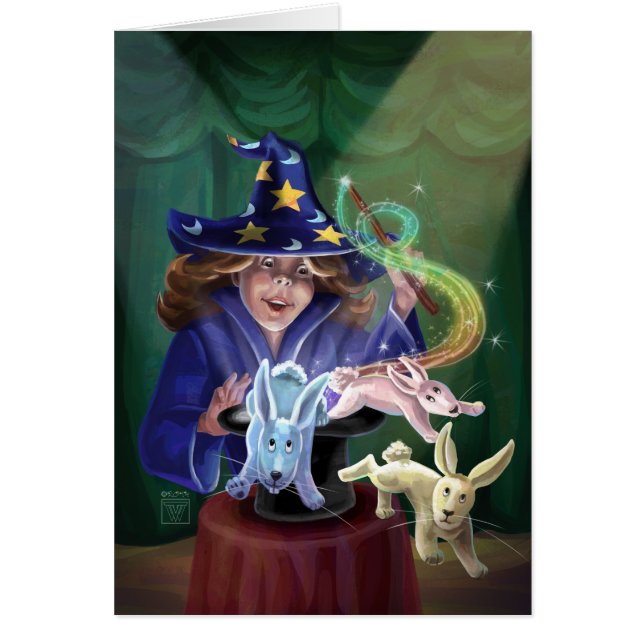 Magic Act Hälsningskort (Framsidan)