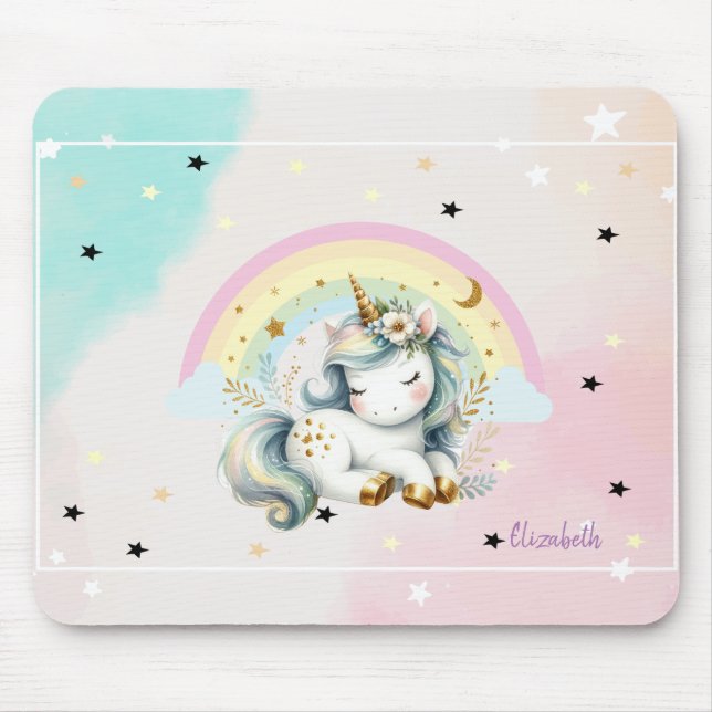 Magic Adsible Unicorn, Rainbow, Stars Musmatta (Framsidan)