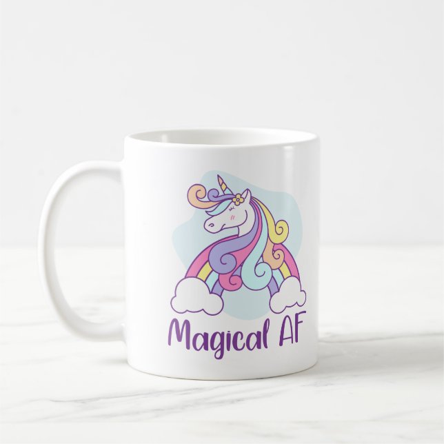 Magic AF | Unicorn Kaffemugg (Vänster)