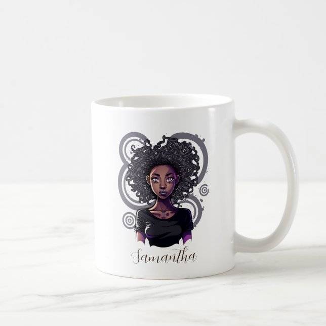 Magic Afro Woman Kaffemugg (Höger)
