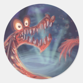 Magic Alligator Runt Klistermärke