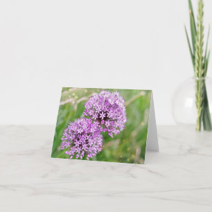 Magic Alliums Note Card Kort