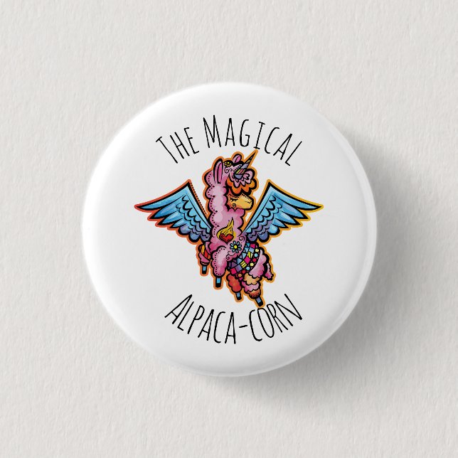 Magic Alpaca-maj Knapp (Framsida)
