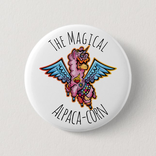 Magic Alpaca-maj Knapp (Framsida)