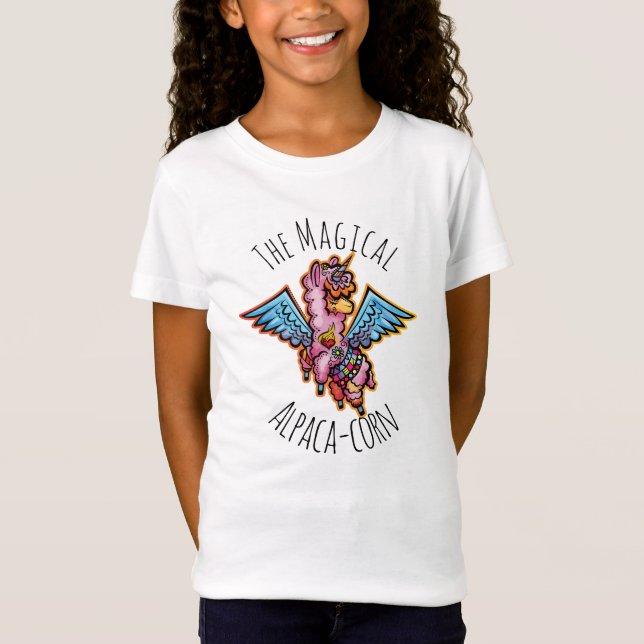 Magic Alpaca-maj T Shirt (Framsida)