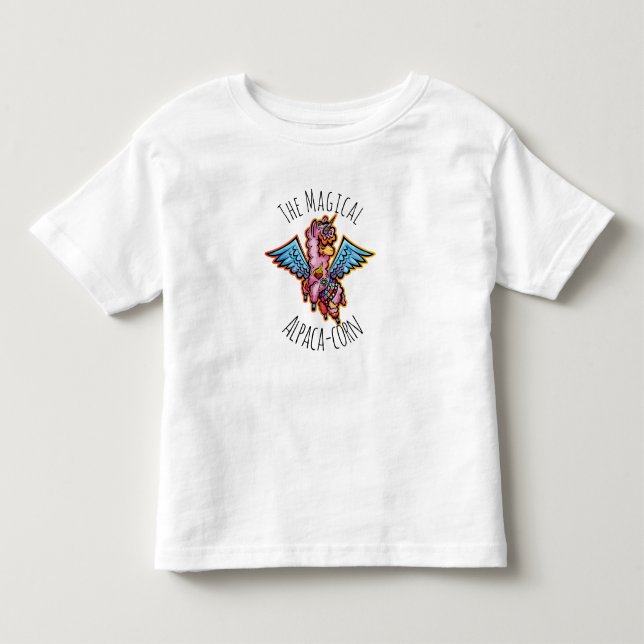 Magic Alpaca-maj T Shirt (Framsida)