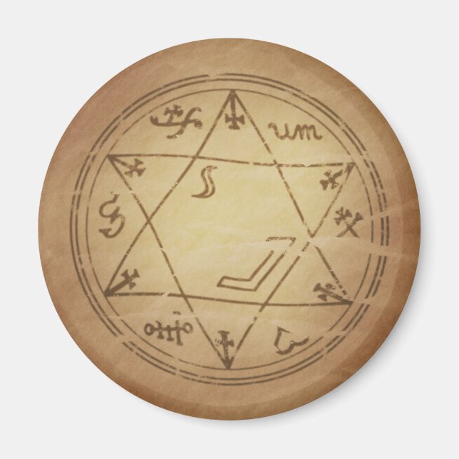 Magic Amulet for Successous Business Magic Charms Magnet (Framsidan)