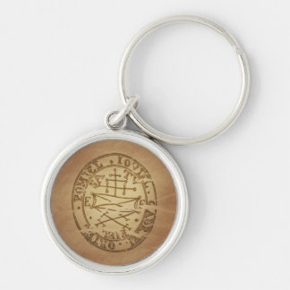 Magic Amulet Secures Bra Spirits Magic Charms Rund Silverfärgad Nyckelring