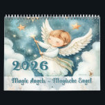 Magic Änglar - Magische Engel 2026 Kalender<br><div class="desc">Den här kalendern/körkortskalendern för änglar / änglar-kalendern (eller på tyska: Engelkalender) är designad för att ge inspiration och glädje under hela året. Varje månad visas vackra små änglar i blått, rosa, grönt, orange, bruna och vita toner som utstrålar värme och positivitet. På den lämnat sidan lyser stjärnorna på en färg-samordnad...</div>