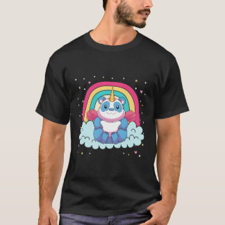 Magic Animal Rainbow Pandacorn Unicorn Panda T Shirt