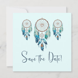 Magic Aquamarine Dreamcatcher Baby Shower Spara Datumet