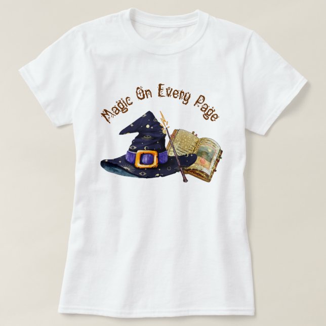 Magic är på varje sida t shirt (Design framsida)