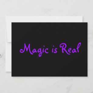 Magic är Real-Invitations Inbjudningar