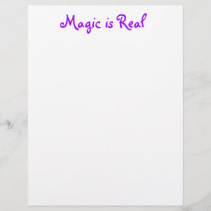 Magic är Real-letterhead