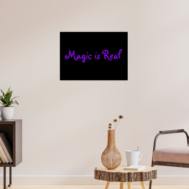 Magic är Real-poster Poster (Vardagsrum 3)