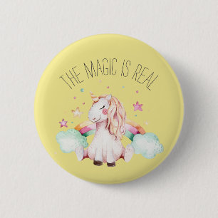 Magic är Real Unicorn Knapp