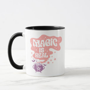 Magic är Real Witches Cauldron Fladdermus Hallowee Mugg