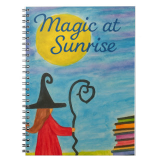 Magic at Sunrise – Watercolor Witch Anteckningsbok