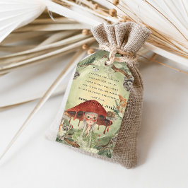 Magic Autumn Forest Fairy | Födelsedag Presentetikett