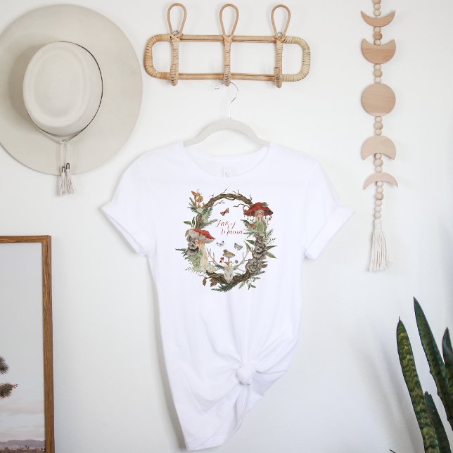 Magic Autumn Forest Fairy Mamma | Födelsedag T Shirt (Skapare uppladdad)