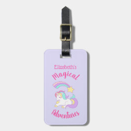 Magic Äventyr Unicorn och Shooting Star Bagagebricka