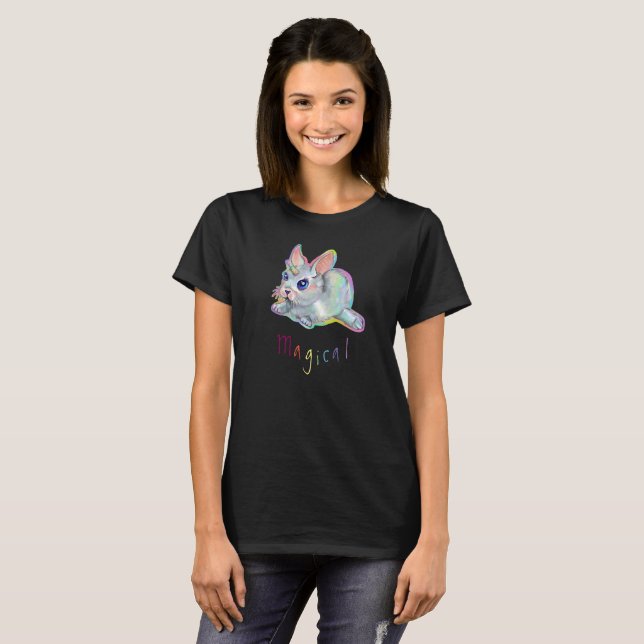 Magic baby bunny-maj tee shirt (Hel framsida)
