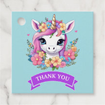 Magic Baby Unicorn med Flowers