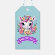 Magic Baby Unicorn med Flowers