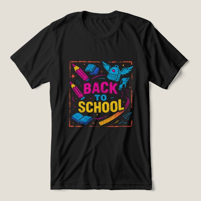 Magic Back to school - Fantasy Dream Design T Shirt (Design Framsida)