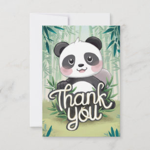 Magic Bamboo Panda Tack Kort