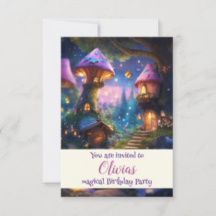 Magic Barns födelsedag inbjudan