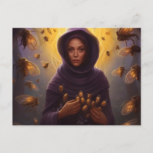 Magic BeeKeeper Vykort (Framsida)