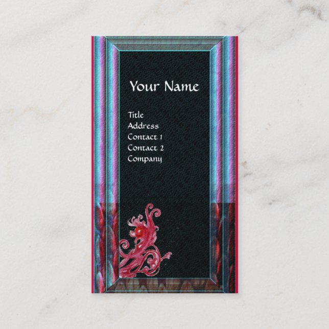 MAGIC BERRIES 6 MONOGRAM VISITKORT (Framsida)