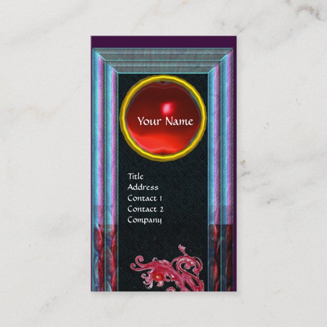 MAGIC BERRIES gem MONOGRAM Visitkort (Framsida)
