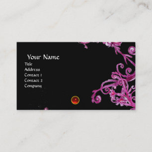 MAGIC BERRIES MONOGRAM gem blue pearl Visitkort