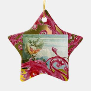 MAGIC BERRIES PHOTO MMPLATE Red Ruby Julgransprydnad Keramik