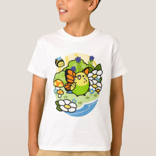 Magic Bird Matcha - Porträtt T Shirt