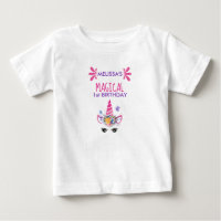 Magic Birthday Cute Rosa Unicorn