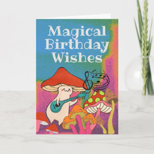 Magic Birthday Guitar spelar Mushroom Kort
