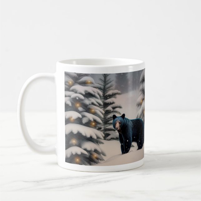 Magic Black Bear Kaffemugg (Vänster)