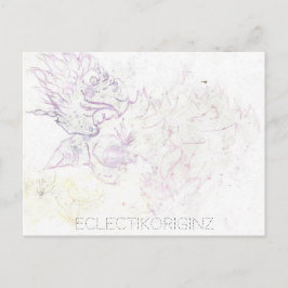 Magic Bläck vycard Vykort