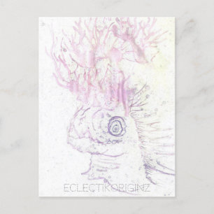 Magic Bläck vycard Vykort