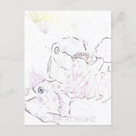 Magic Bläck vycard Vykort