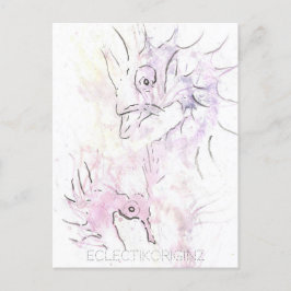 Magic Bläck vycard Vykort