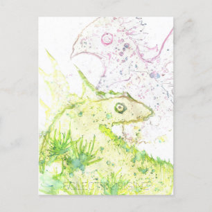 Magic Bläck vycard Vykort