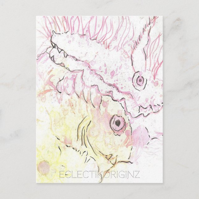 Magic Bläck vycard Vykort (Framsida)